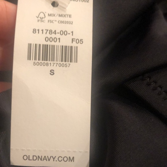 NWT! Black Ruffle-Trimmed Tankini Swim Top - Size Small 💎 - Picture 9 of 10